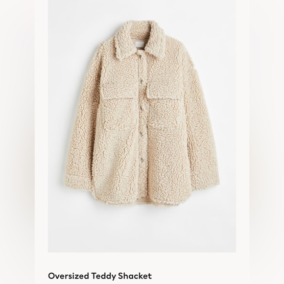 Jackets & Blazers - Oversized Teddy Shacket